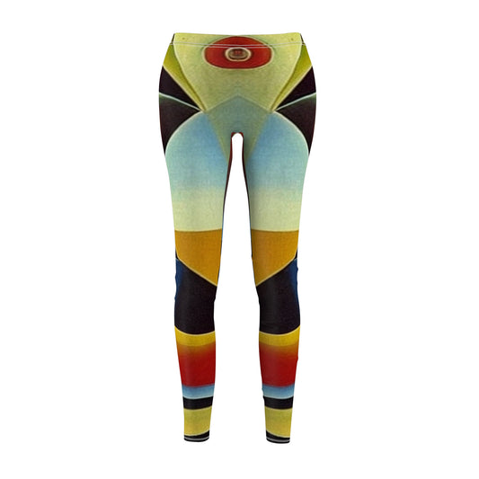 'Modern Eye' Women's Cut & Sew Casual Leggings (AOP)