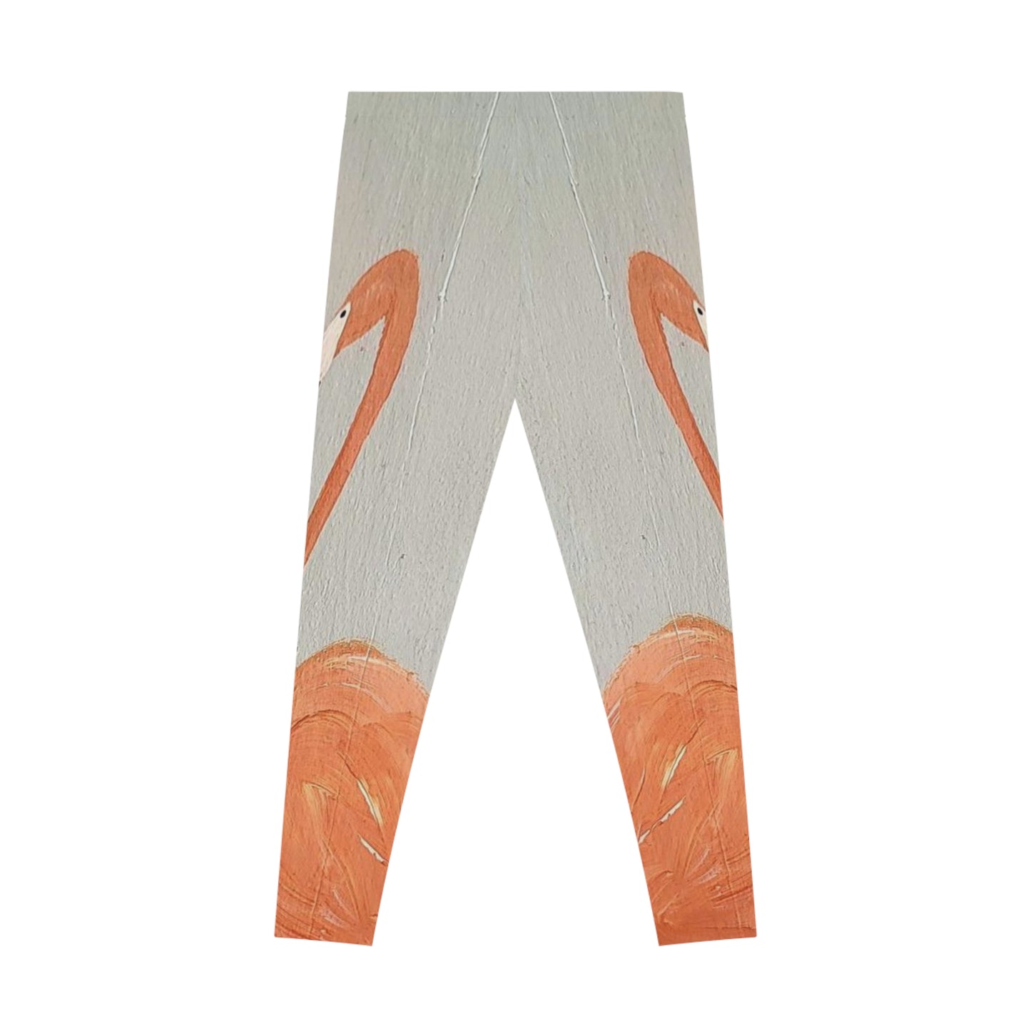 'Painted Flamingo' Stretchy Leggings (AOP)
