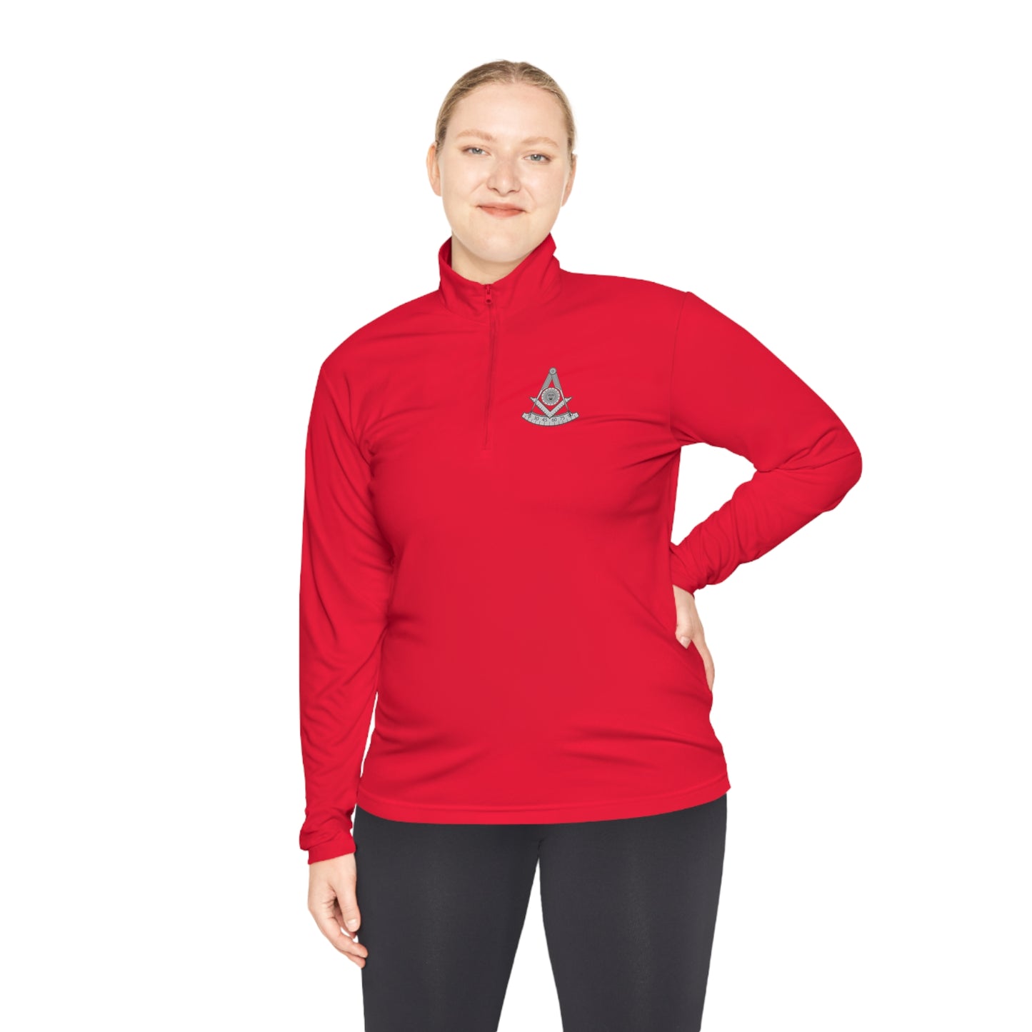 'Pastmaster Freemason' Unisex Quarter-Zip Pullover