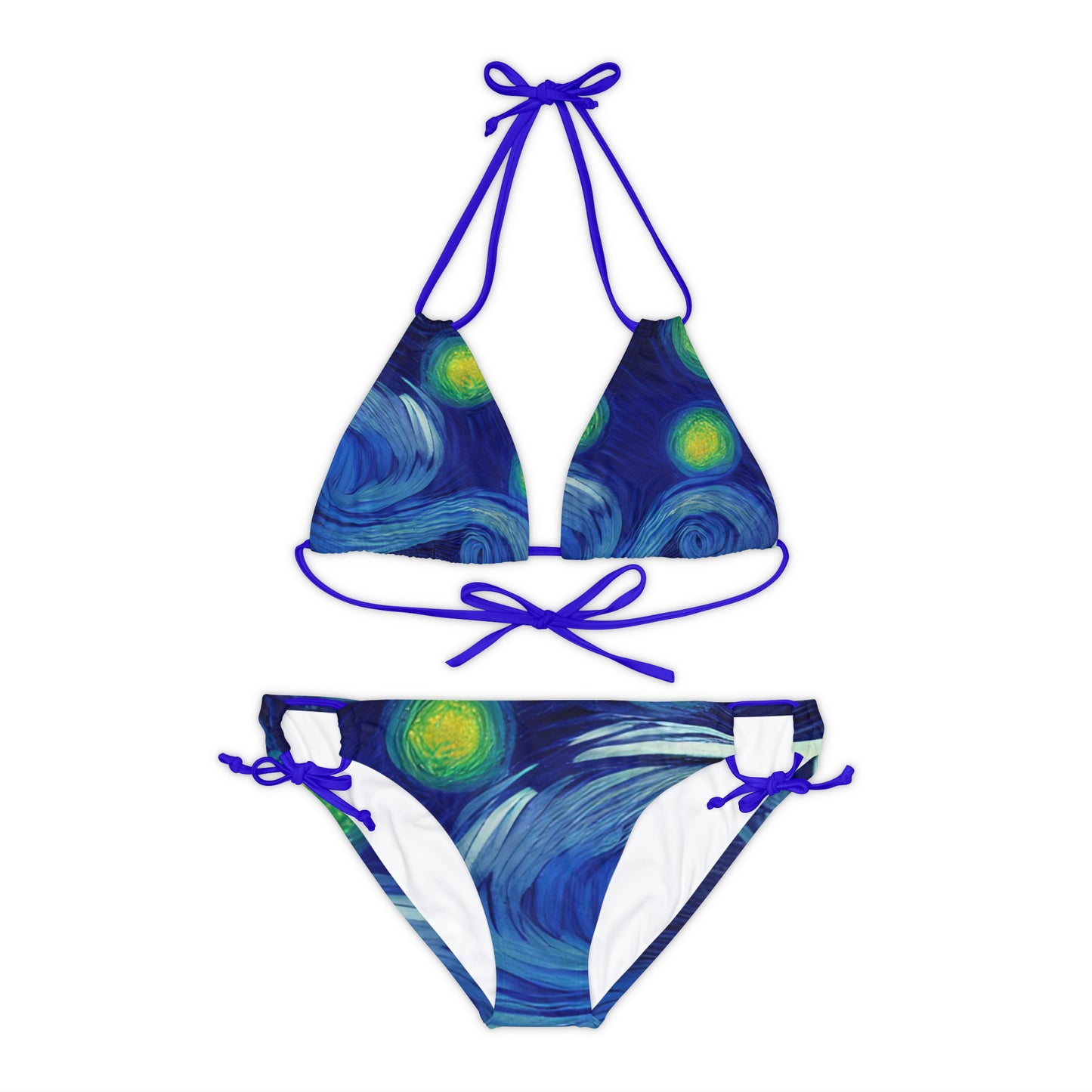 'Way Of The Wind' Strappy Bikini Set (AOP)