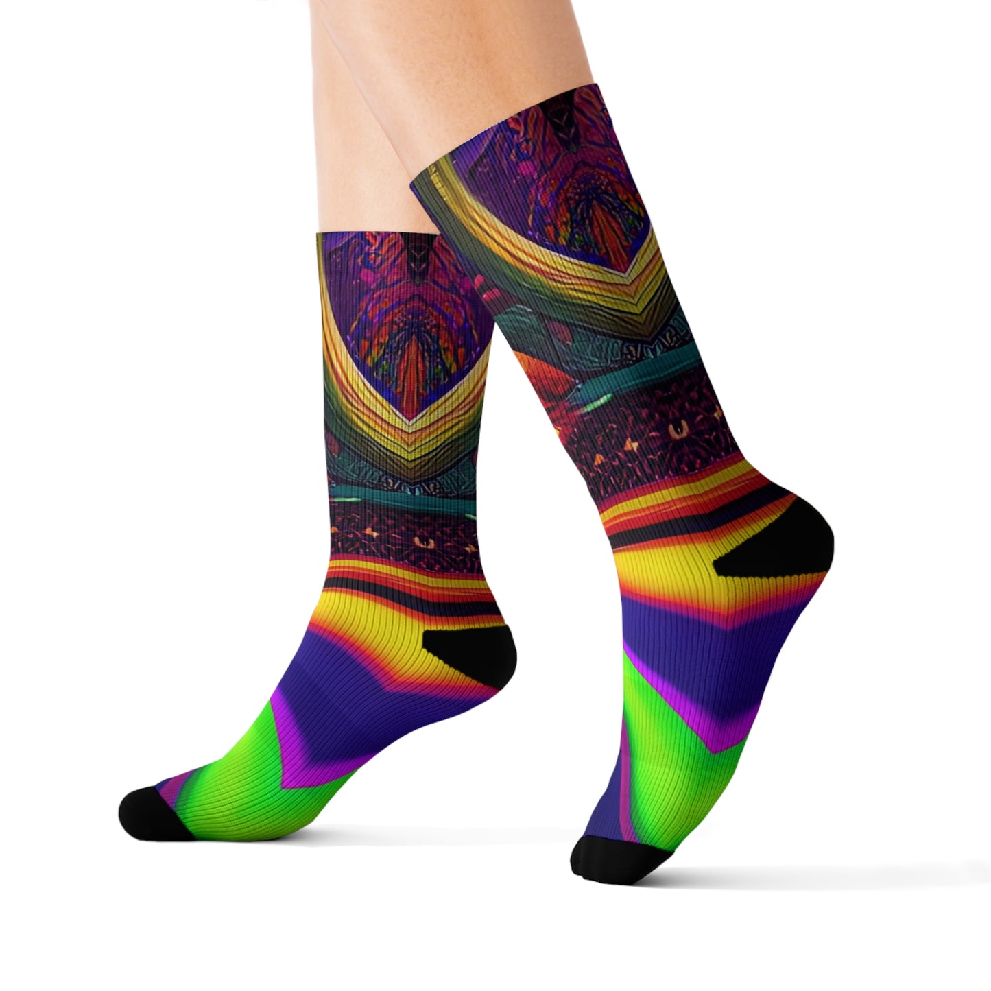'Chill Vibes' Sublimation Socks