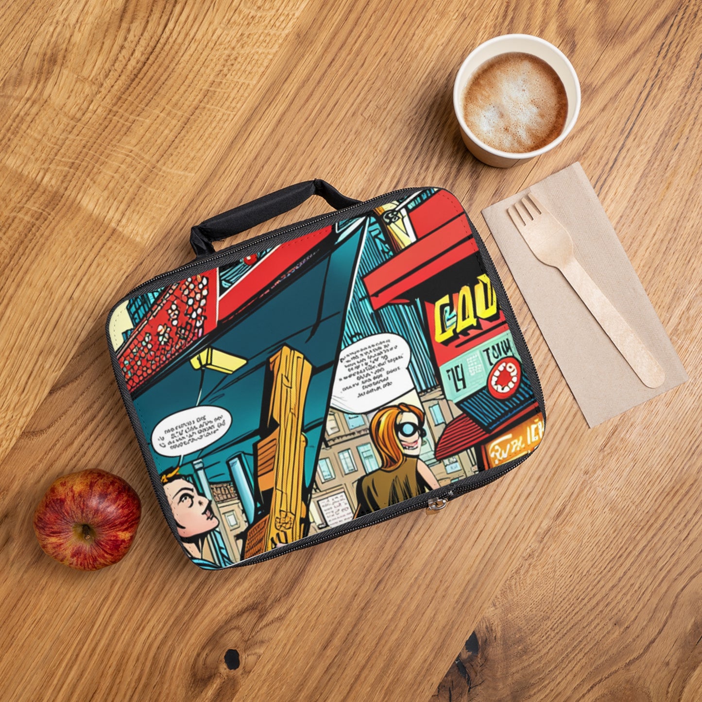 Secret Agent Comic Anime Lunch Bag