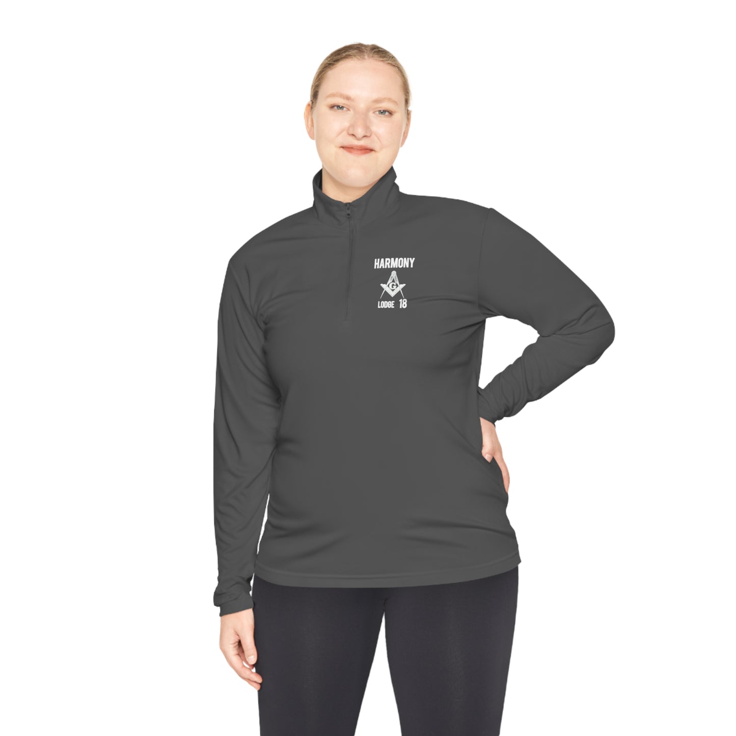 'Harmony lodge 18 Pull Over' Unisex Quarter-Zip Pullover