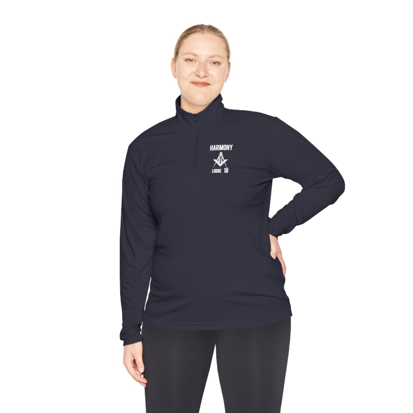 'Harmony lodge 18 Pull Over' Unisex Quarter-Zip Pullover