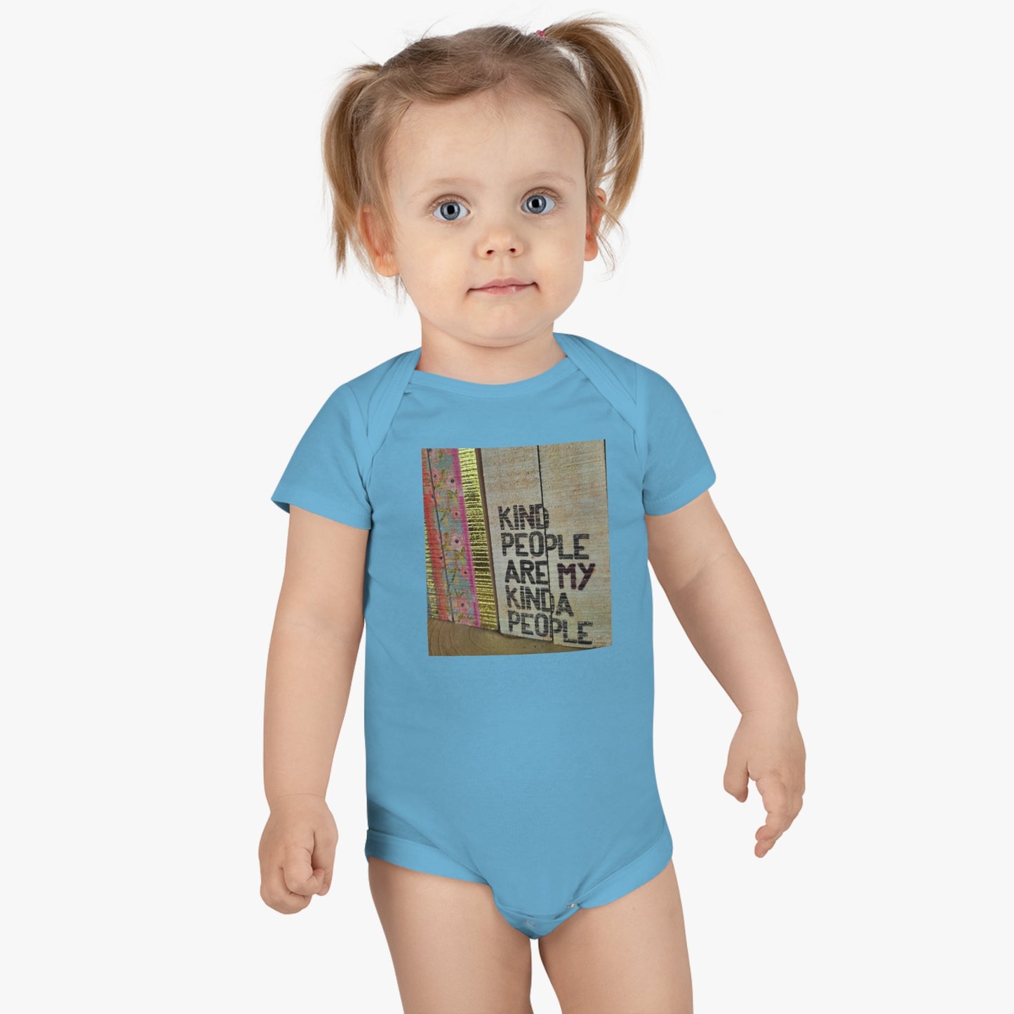 'Kind People' Baby Short Sleeve Onesie®
