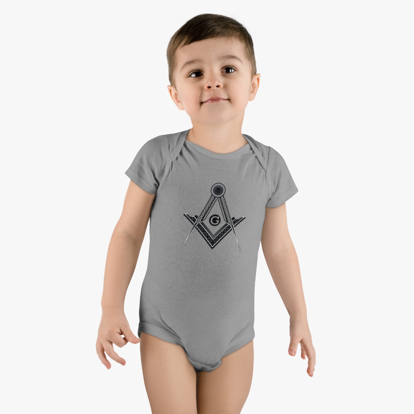 'Freemason' Baby Short Sleeve Onesie®
