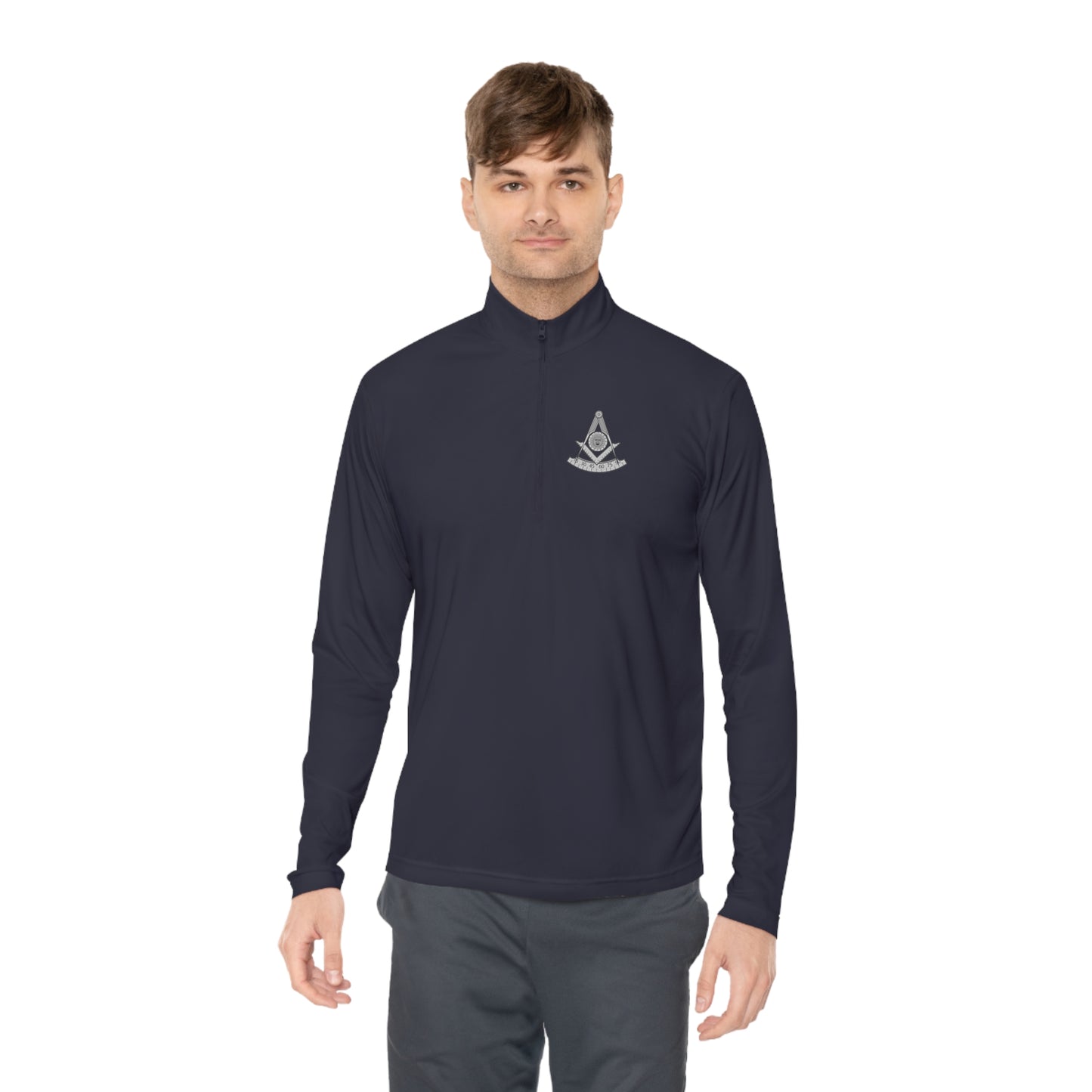 'Pastmaster Freemason' Unisex Quarter-Zip Pullover