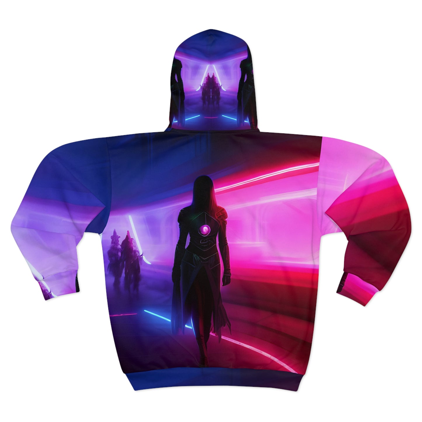 'Laser Tag' Unisex Zip Hoodie (AOP)