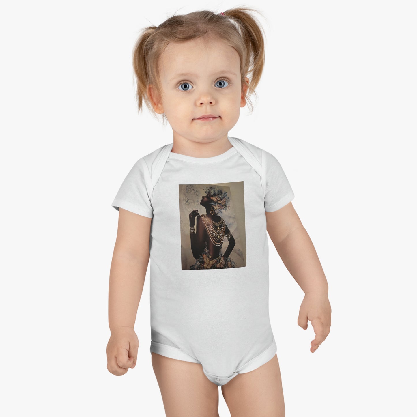 ‘Jeweled Goddess’ Baby Short Sleeve Onesie®