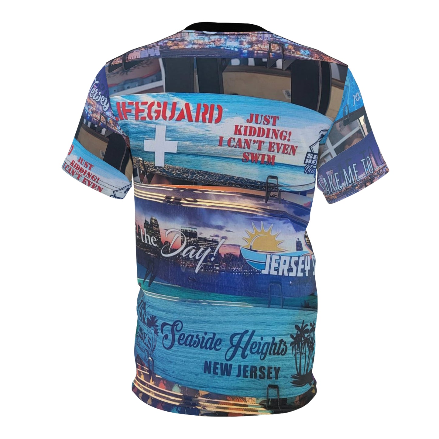 'NJ Shore' Unisex Cut & Sew Tee (AOP)