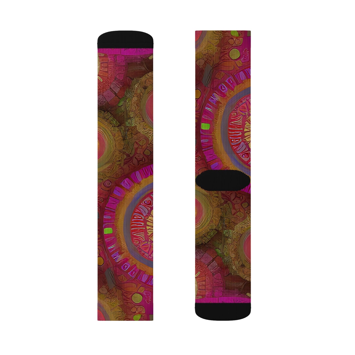 'Wheel' Sublimation Socks