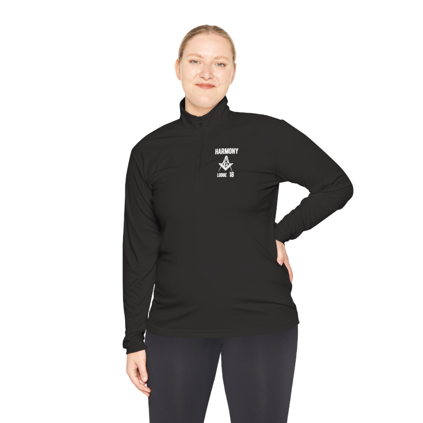 'Harmony lodge 18 Pull Over' Unisex Quarter-Zip Pullover