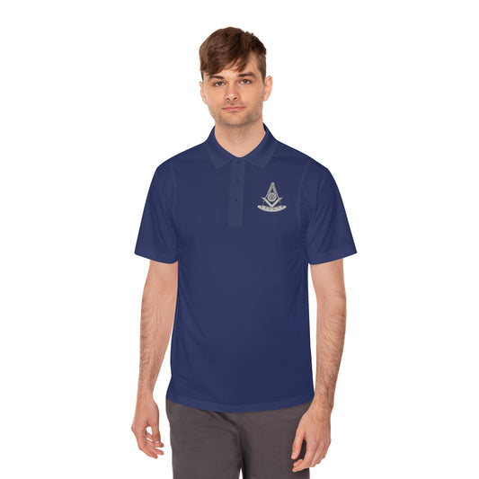 'Pastmaster Freemason' Men's Sport Polo Shirt