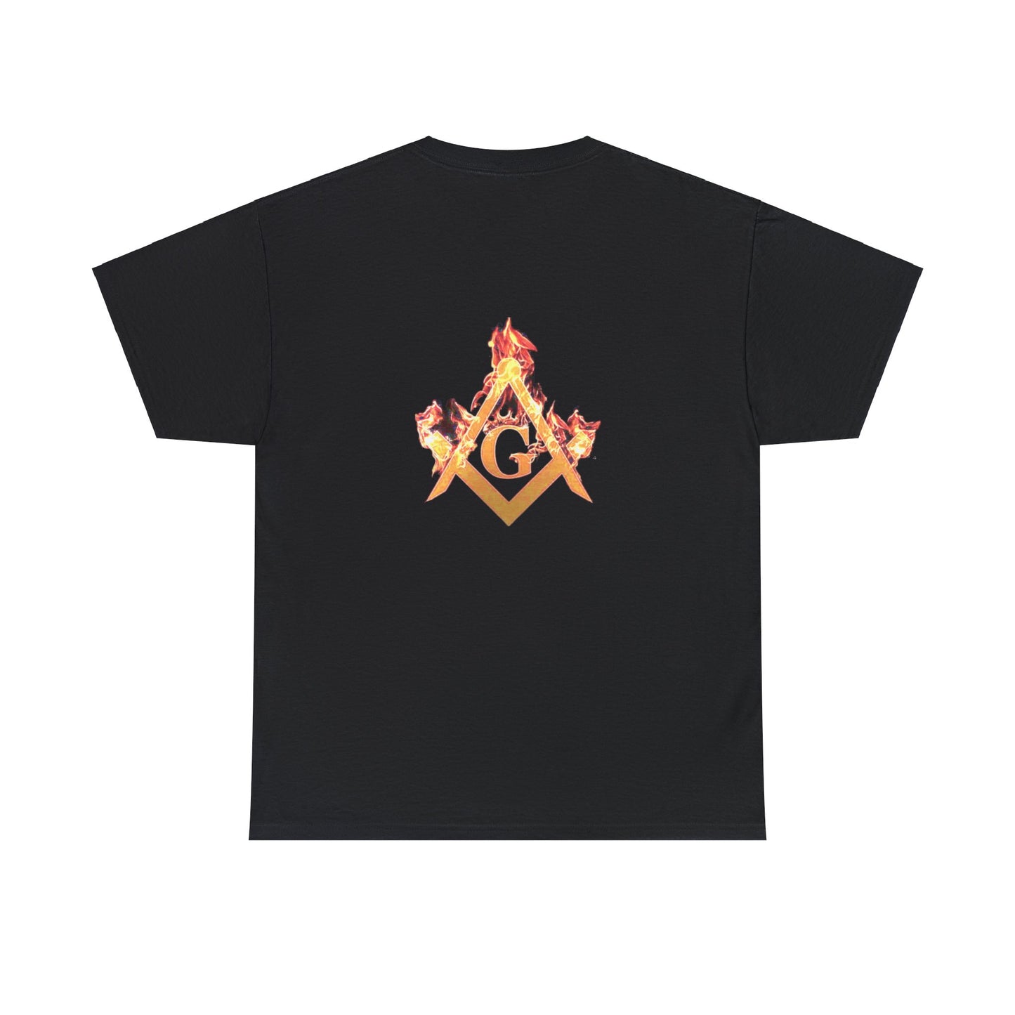 'Harmony lodge 18 fire shirt' Heavy Cotton Tee