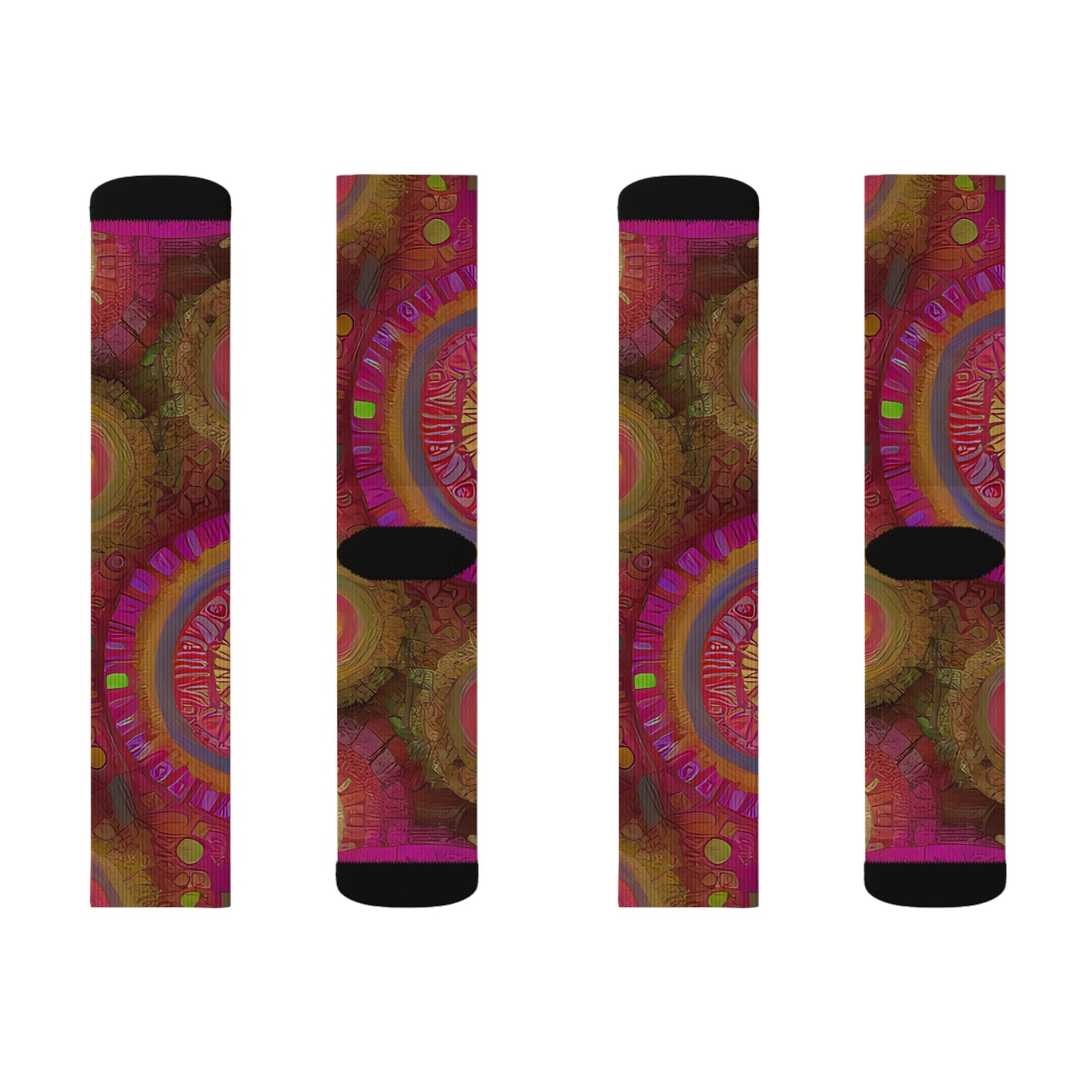 'Wheel' Sublimation Socks