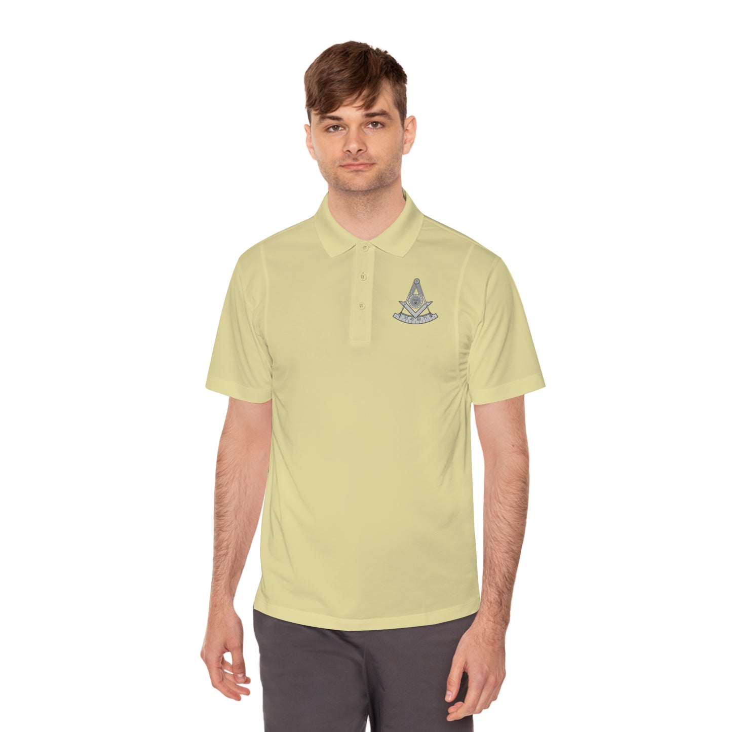 'Pastmaster Freemason' Men's Sport Polo Shirt