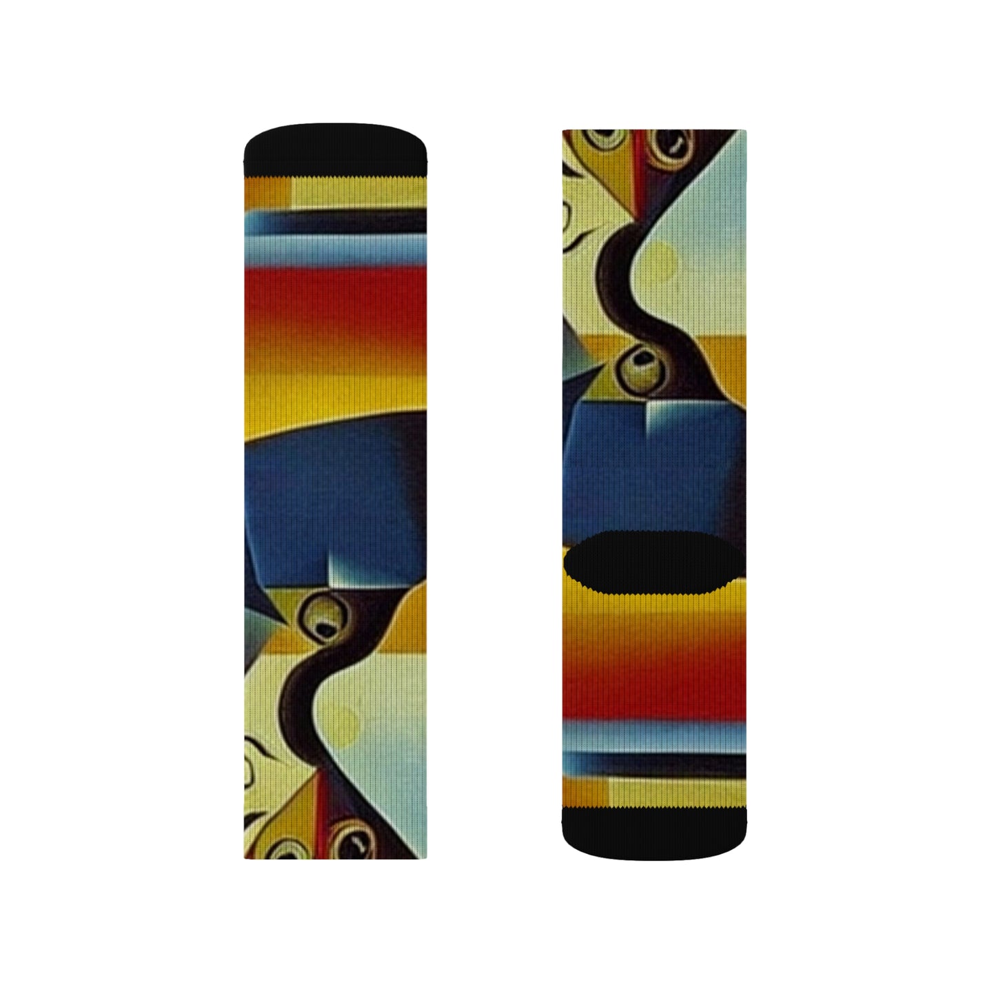 'Abstract Life' Sublimation Socks