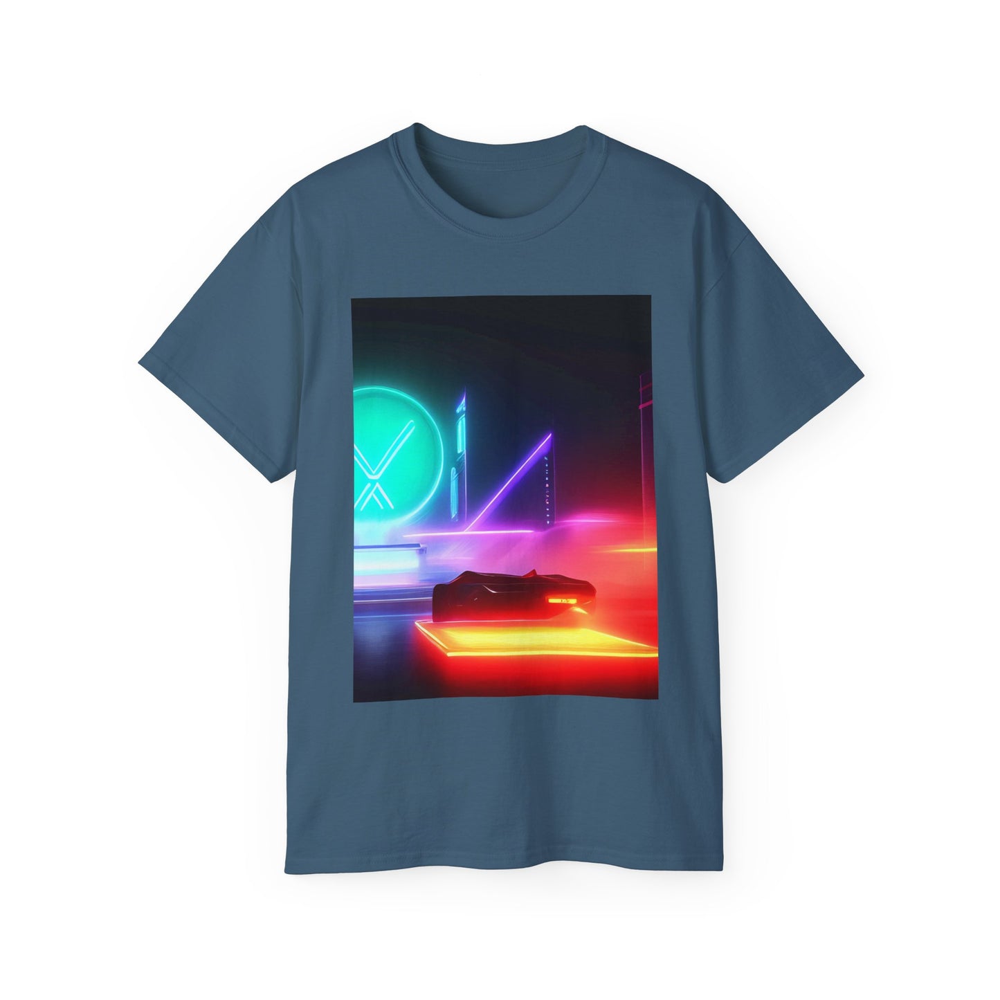 'Batcar in Electric-Land' Unisex Ultra Cotton Tee