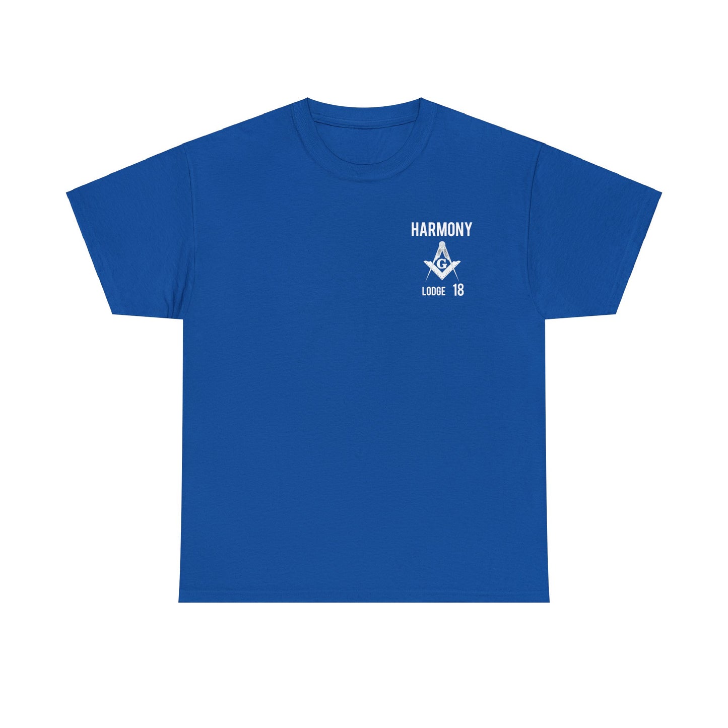 'Harmony lodge 18' Unisex Heavy Cotton Tee