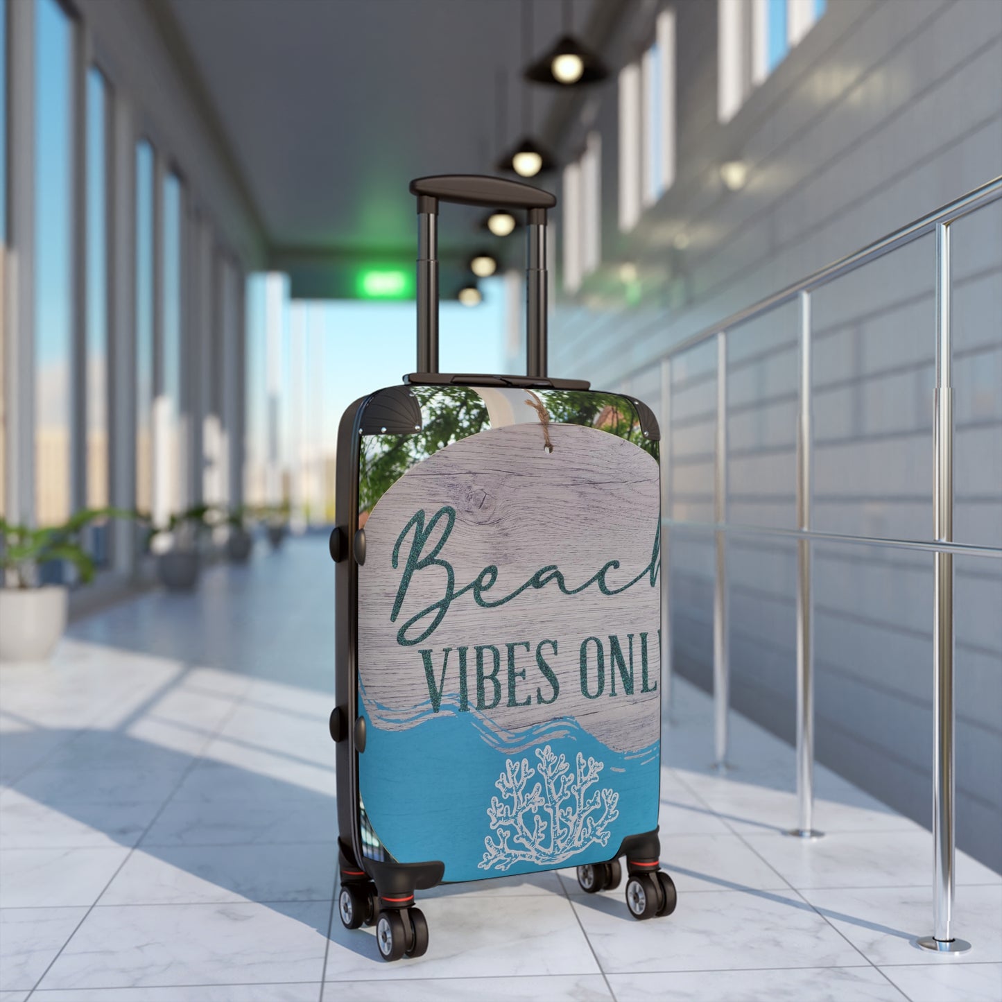 ‘Beach Vibes Only’ Suitcase