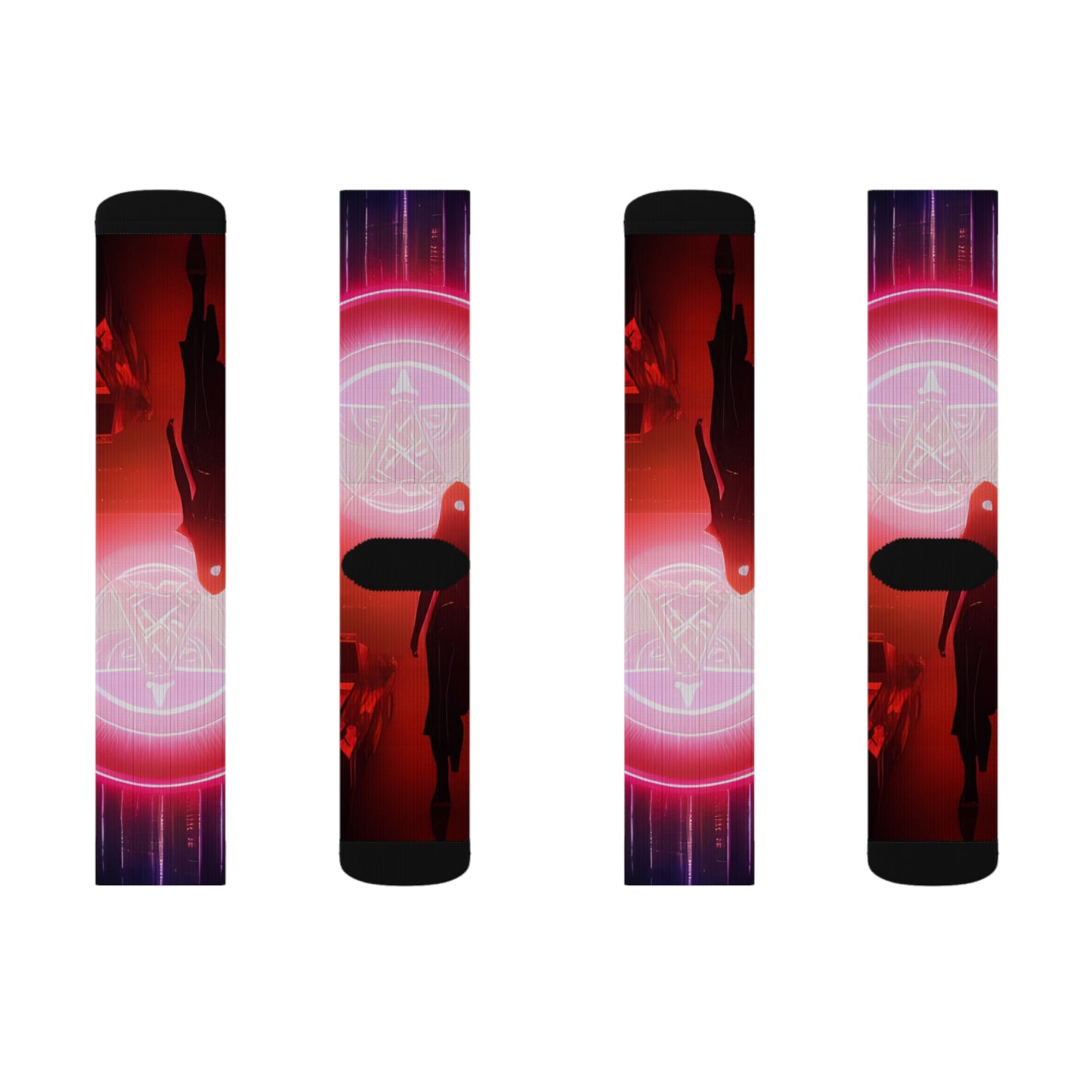 'Red Light Therapy' Sublimation Socks