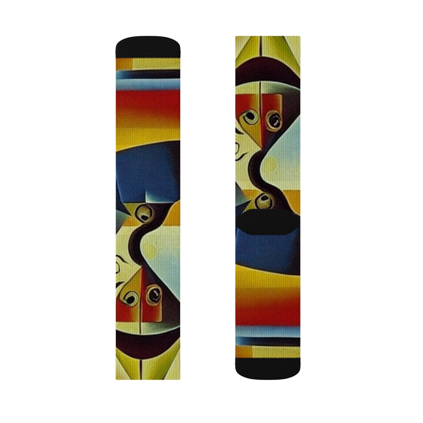 'Abstract Life' Sublimation Socks