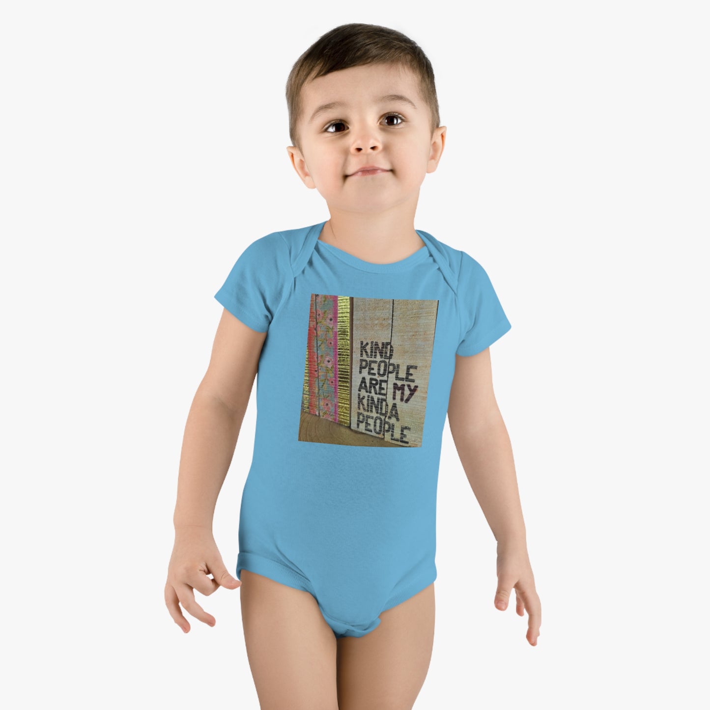 'Kind People' Baby Short Sleeve Onesie®