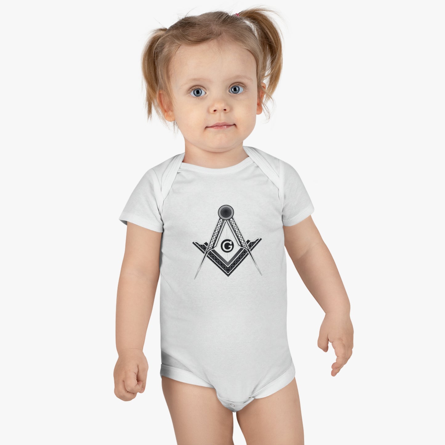 'Freemason' Baby Short Sleeve Onesie®