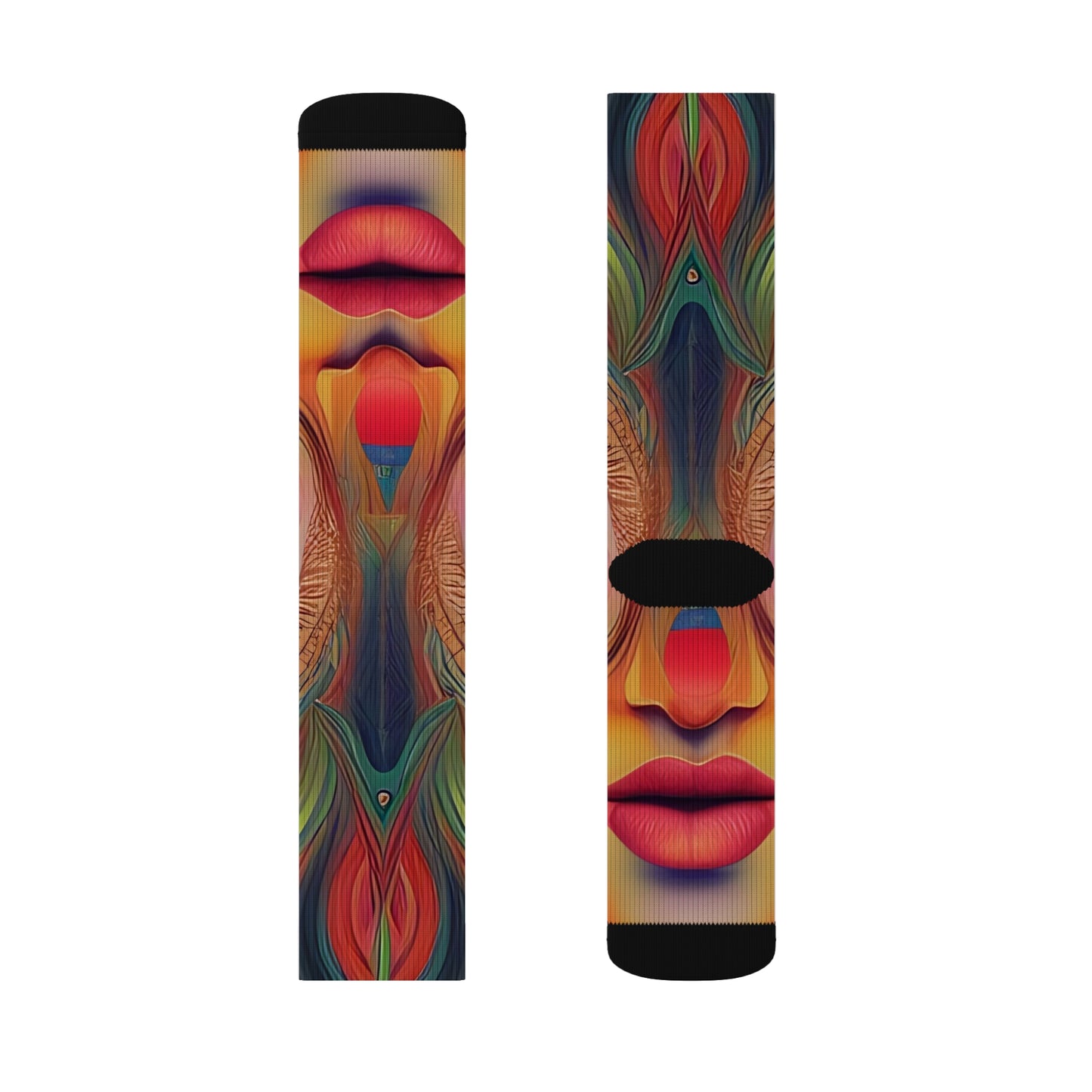 'Mardi Gras' Sublimation Socks