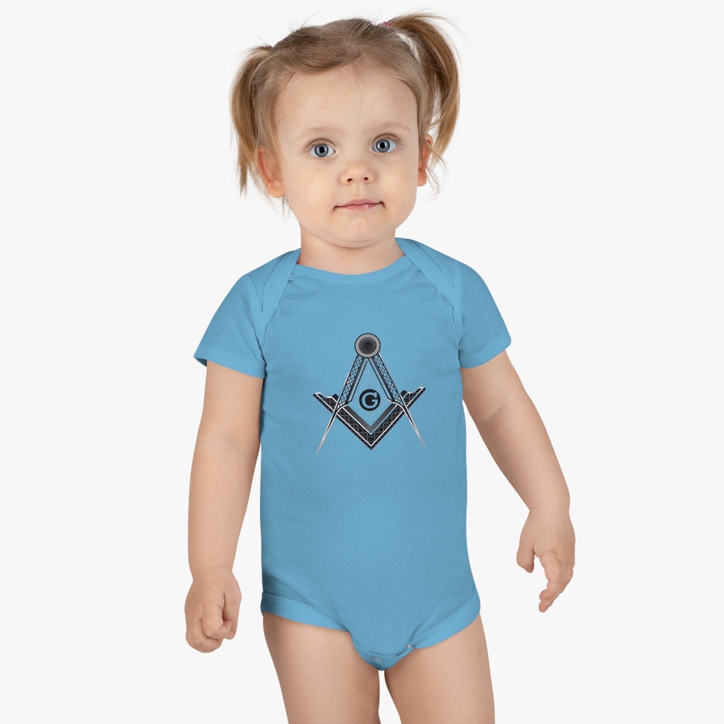 'Freemason' Baby Short Sleeve Onesie®