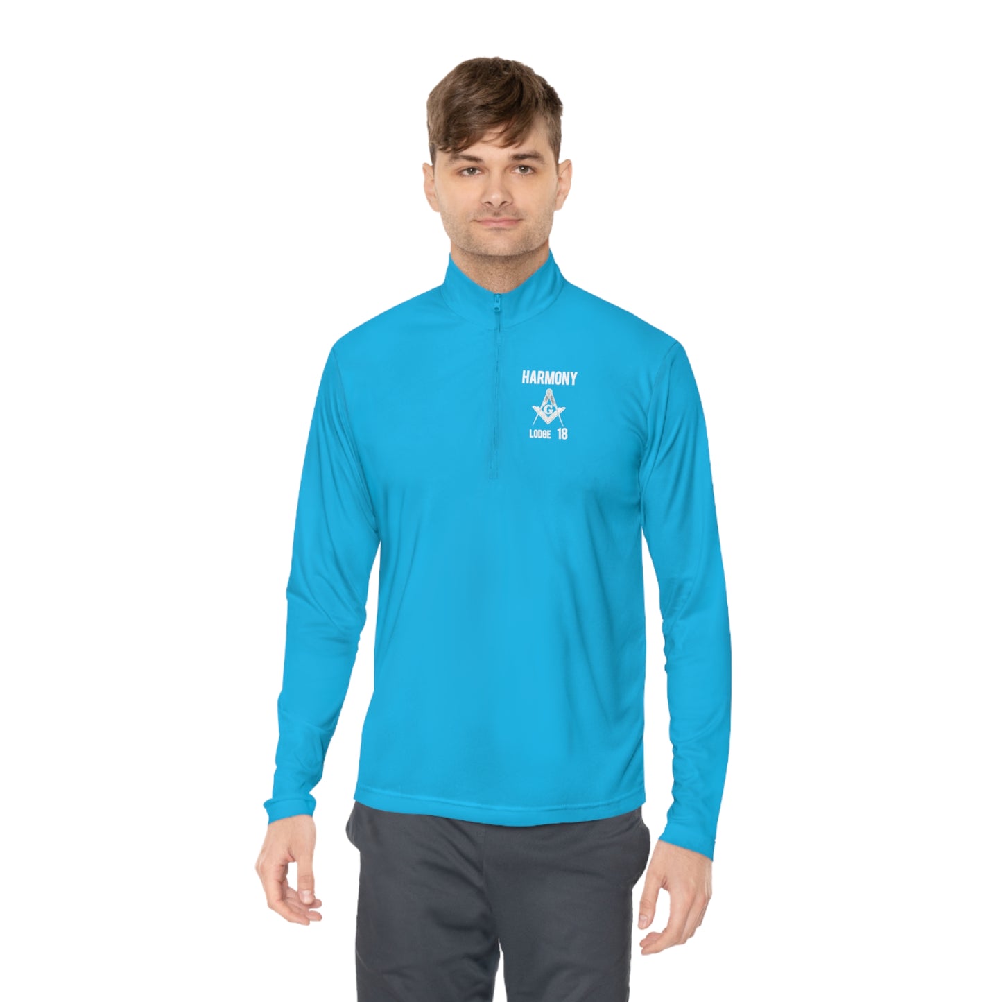 'Harmony lodge 18 Pull Over' Unisex Quarter-Zip Pullover