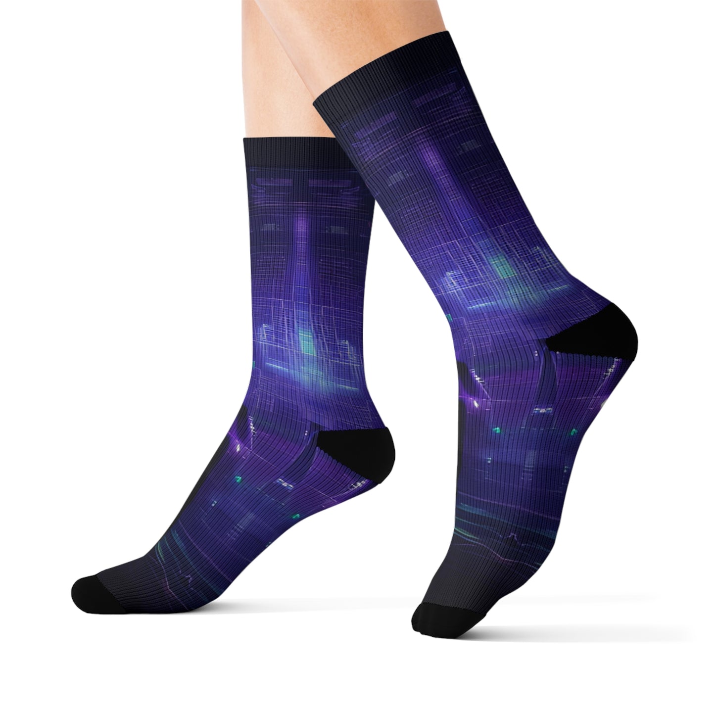 'Hint of Pop' Sublimation Socks