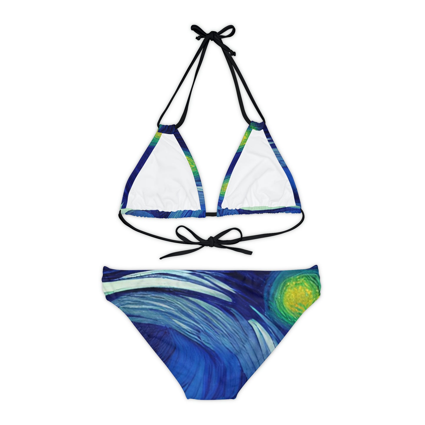 'Way Of The Wind' Strappy Bikini Set (AOP)