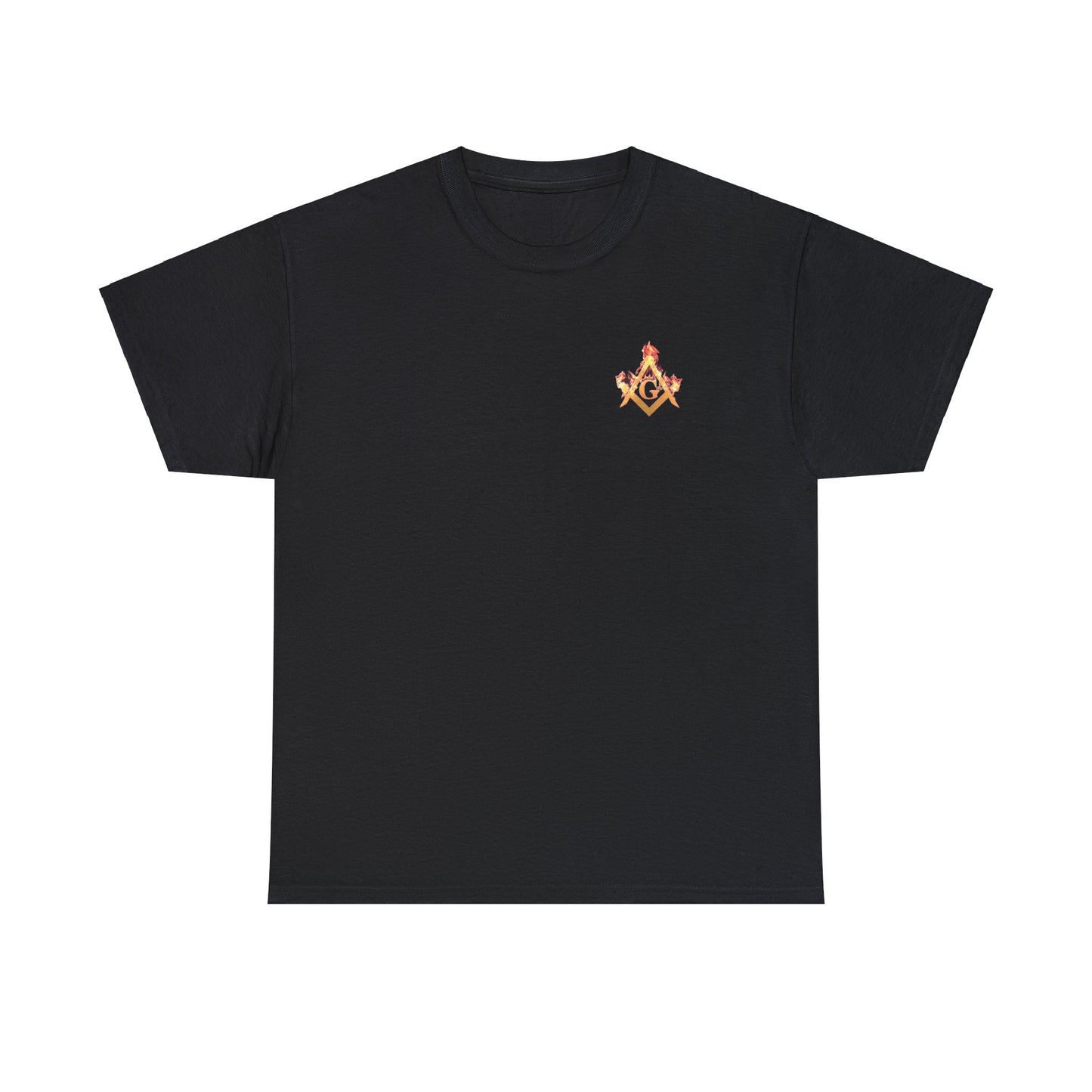 'Freemason fire shirt' Unisex Heavy Cotton Tee