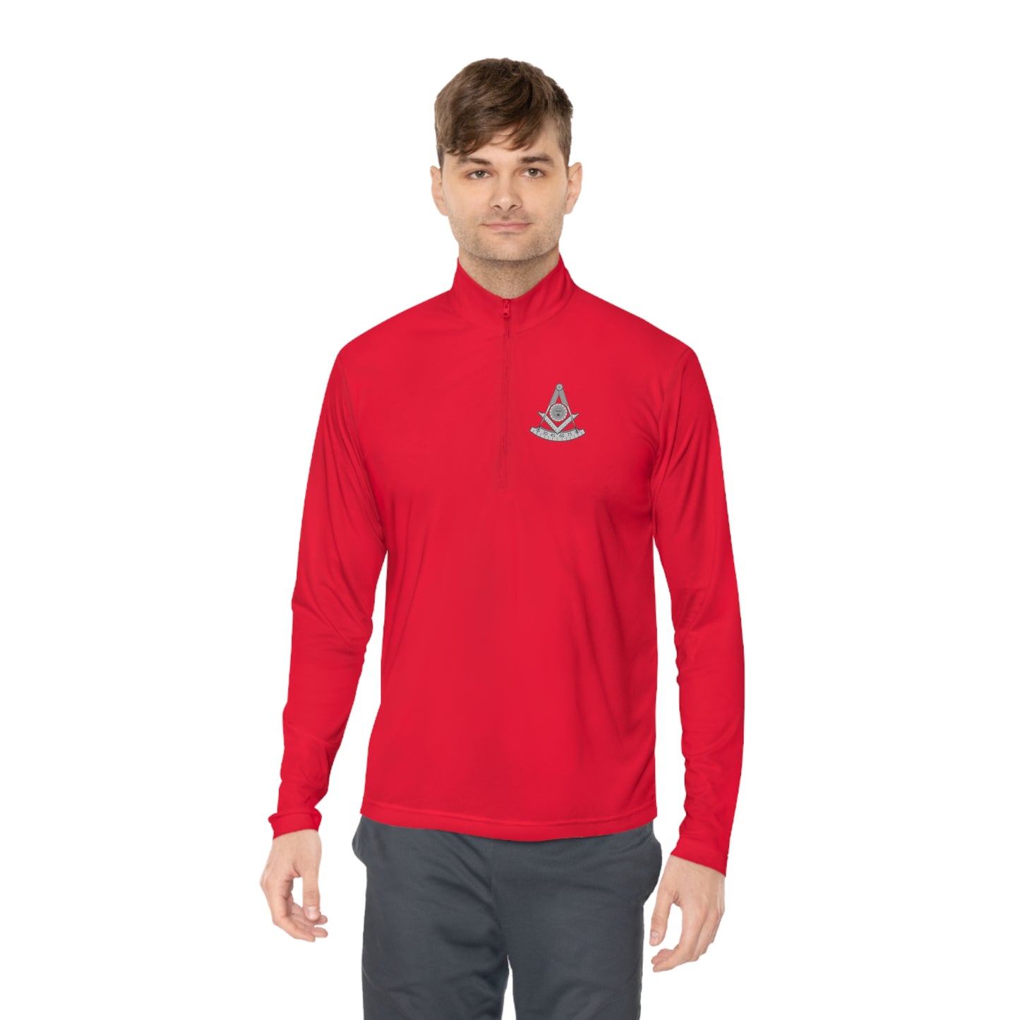 'Pastmaster Freemason' Unisex Quarter-Zip Pullover