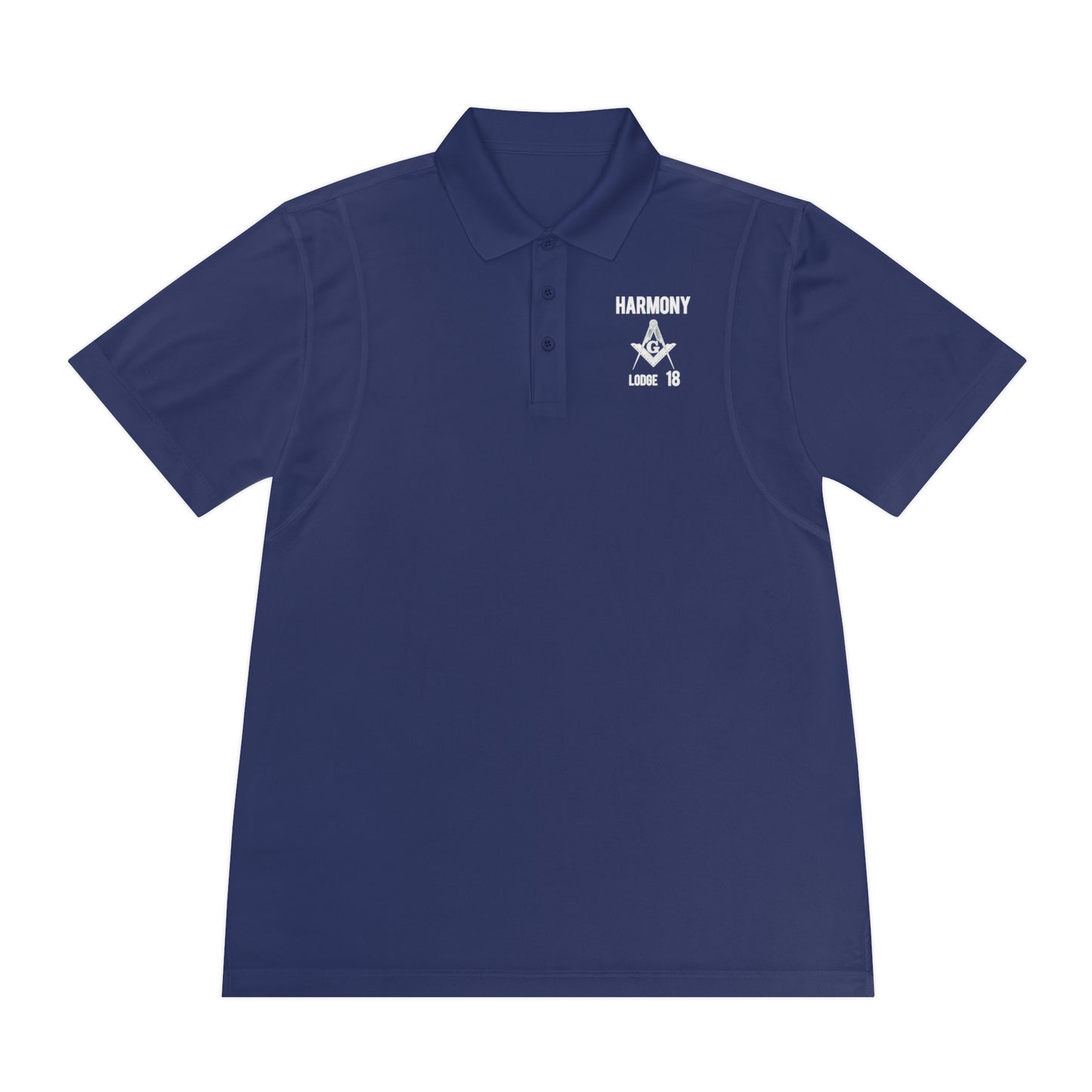 'Harmony Lodge 18' Men's Sport Polo Shirt