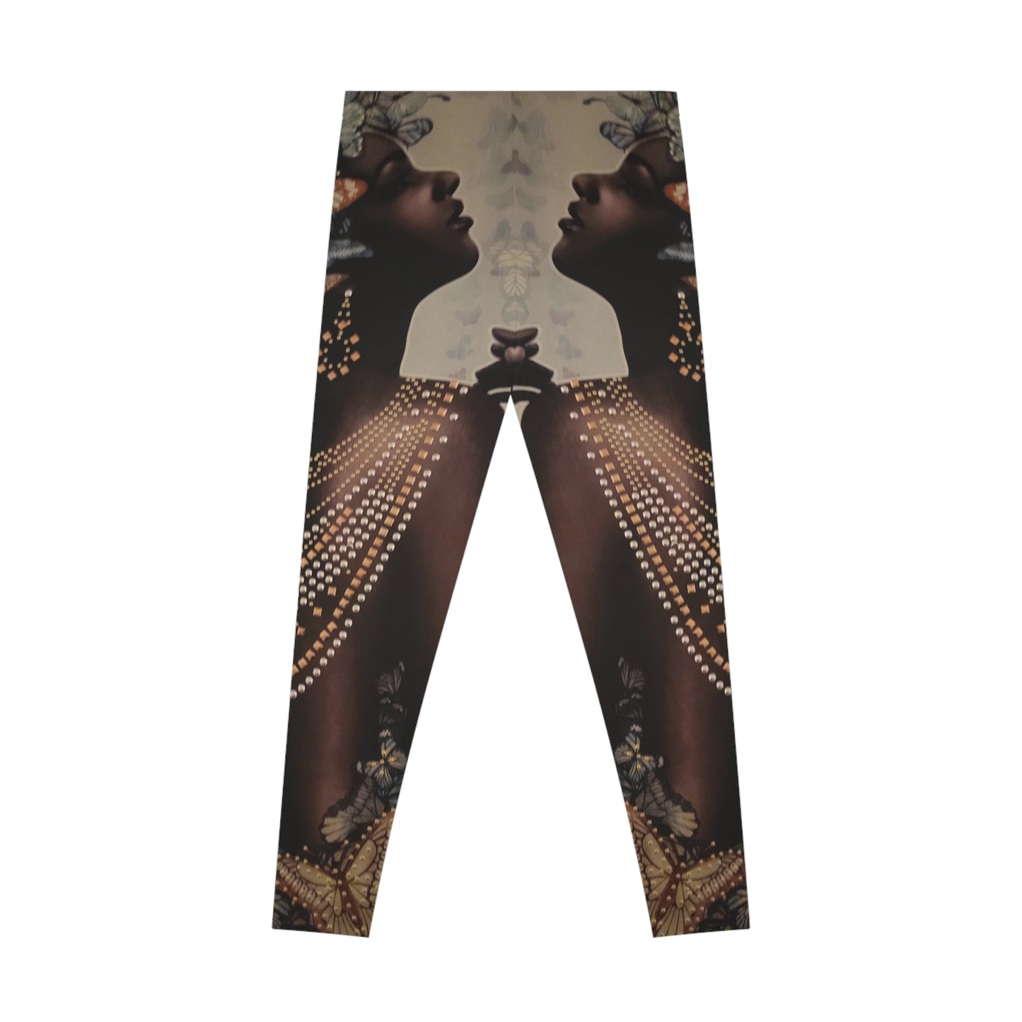 'Jeweled Goddesses' Stretchy Leggings (AOP)