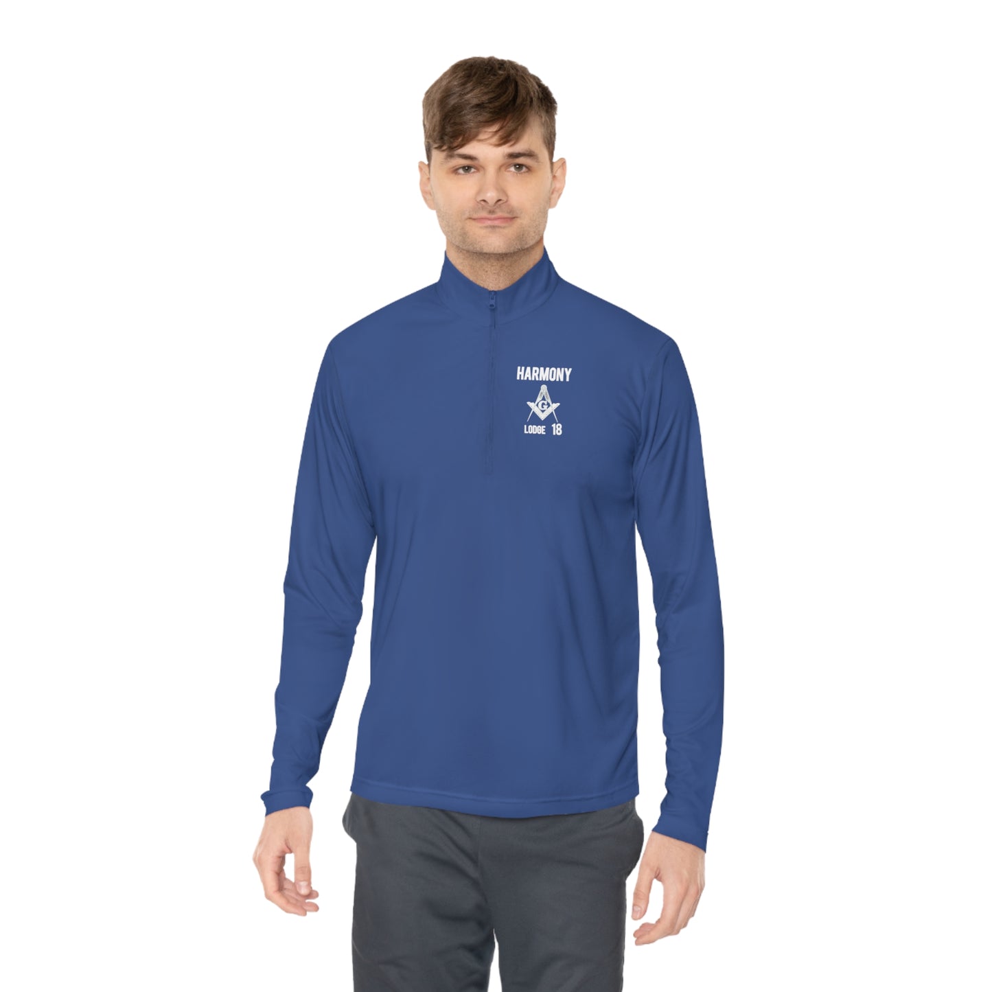 'Harmony lodge 18 Pull Over' Unisex Quarter-Zip Pullover