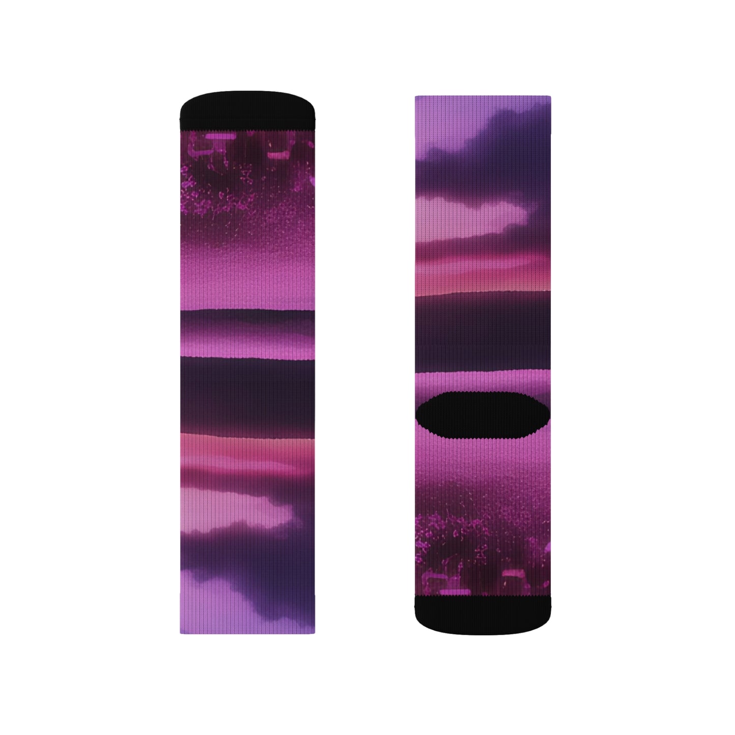 'Purple Power' Sublimation Socks