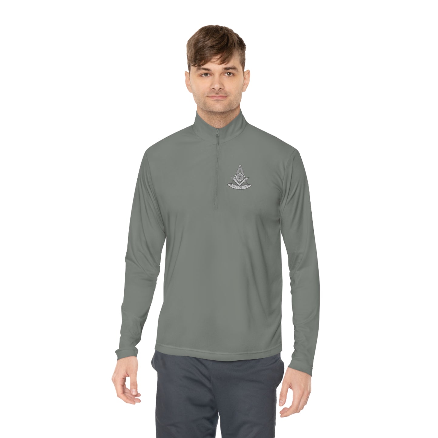 'Pastmaster Freemason' Unisex Quarter-Zip Pullover