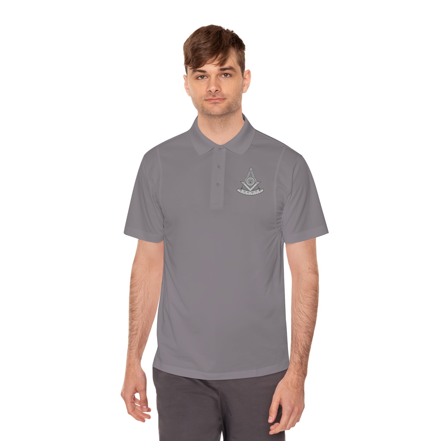 'Pastmaster Freemason' Men's Sport Polo Shirt