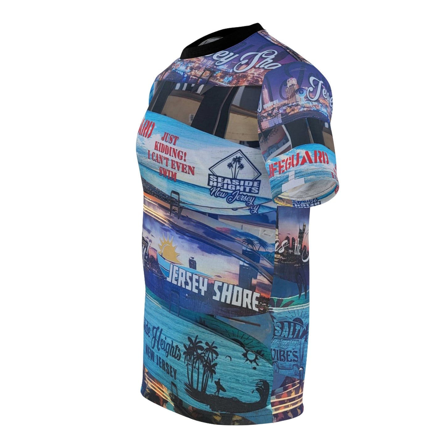 'NJ Shore' Unisex Cut & Sew Tee (AOP)