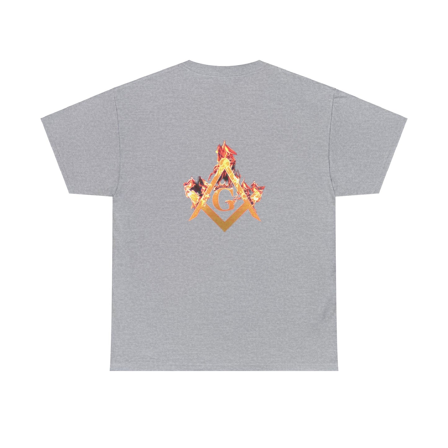 'Harmony lodge 18 fire shirt' Heavy Cotton Tee