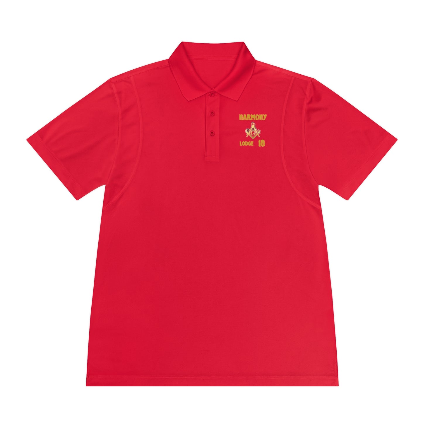 'Harmony 18 fire shirt' Men's Sport Polo Shirt