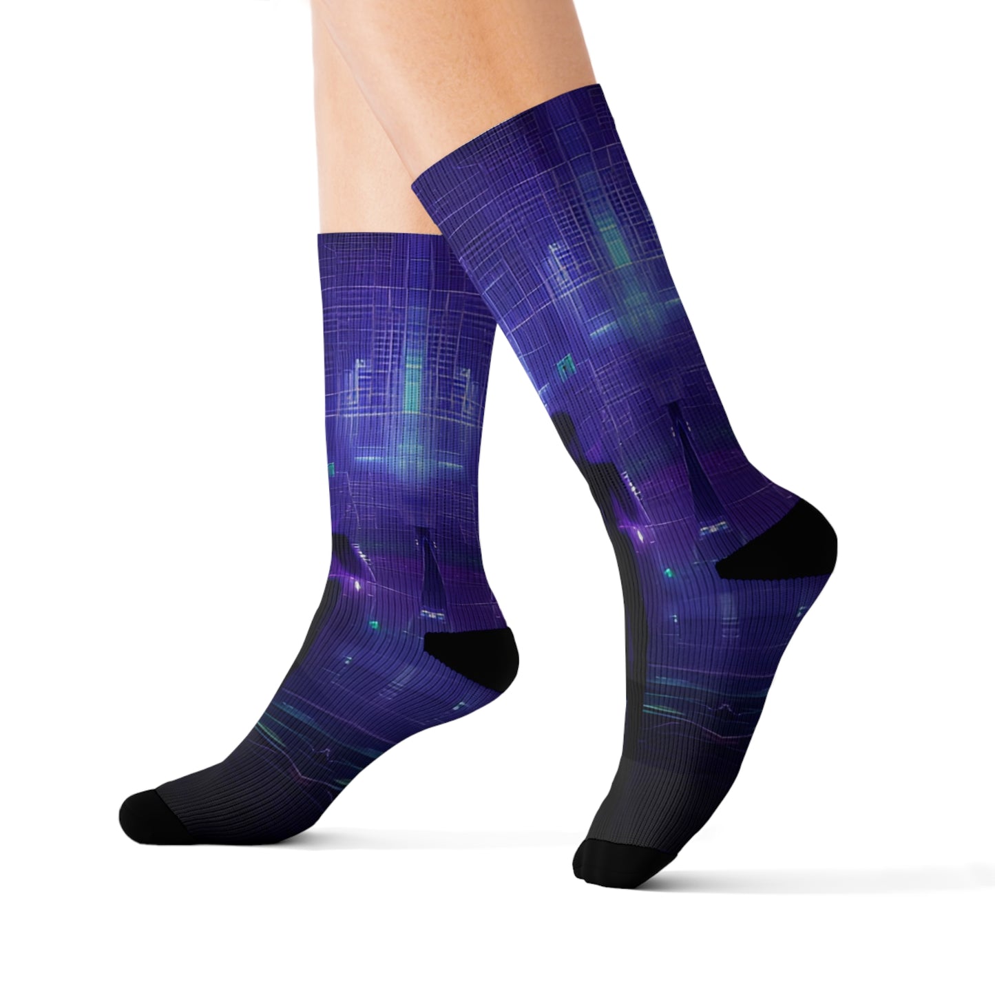 'Hint of Pop' Sublimation Socks