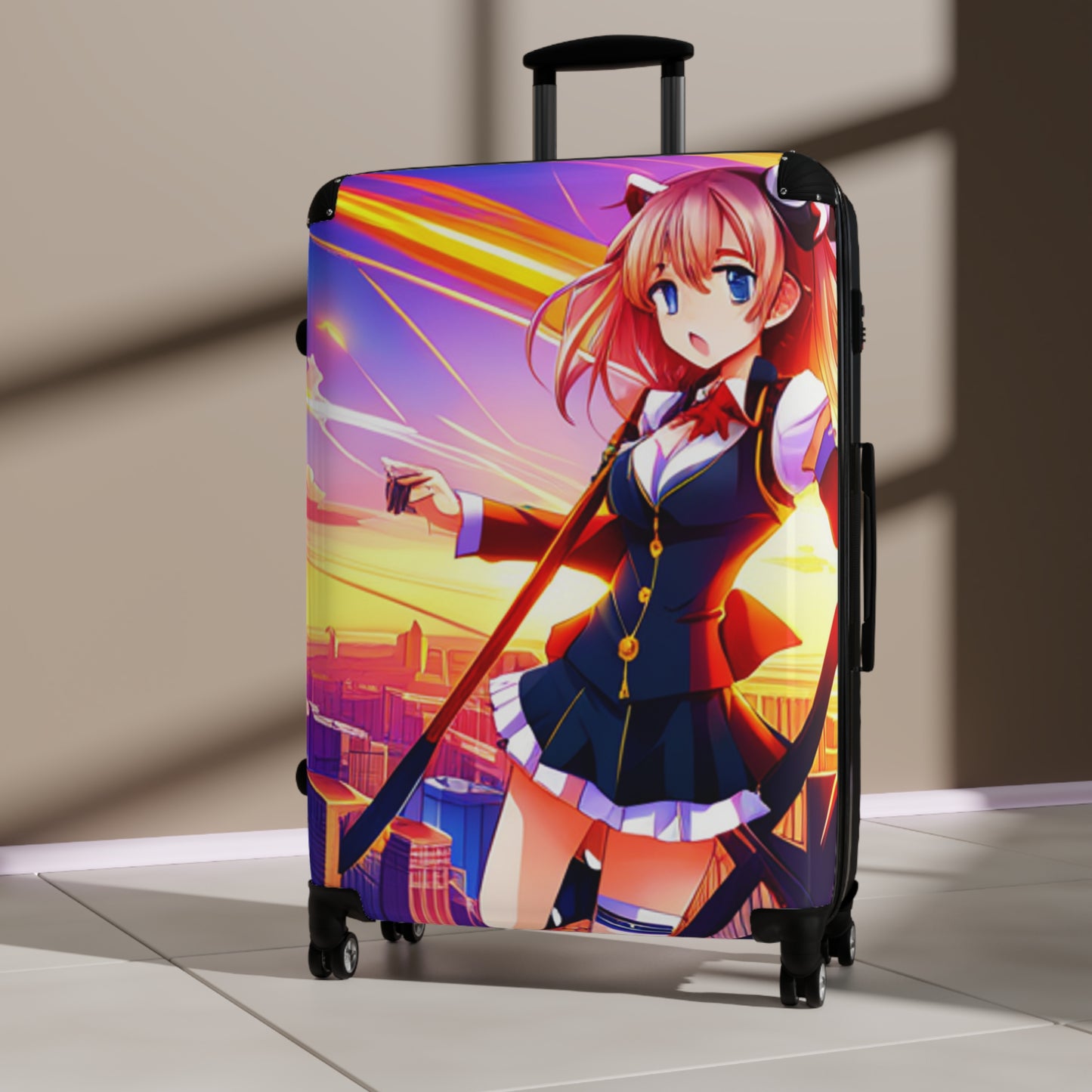 Sailor Sun Kawa Anime Suitcase