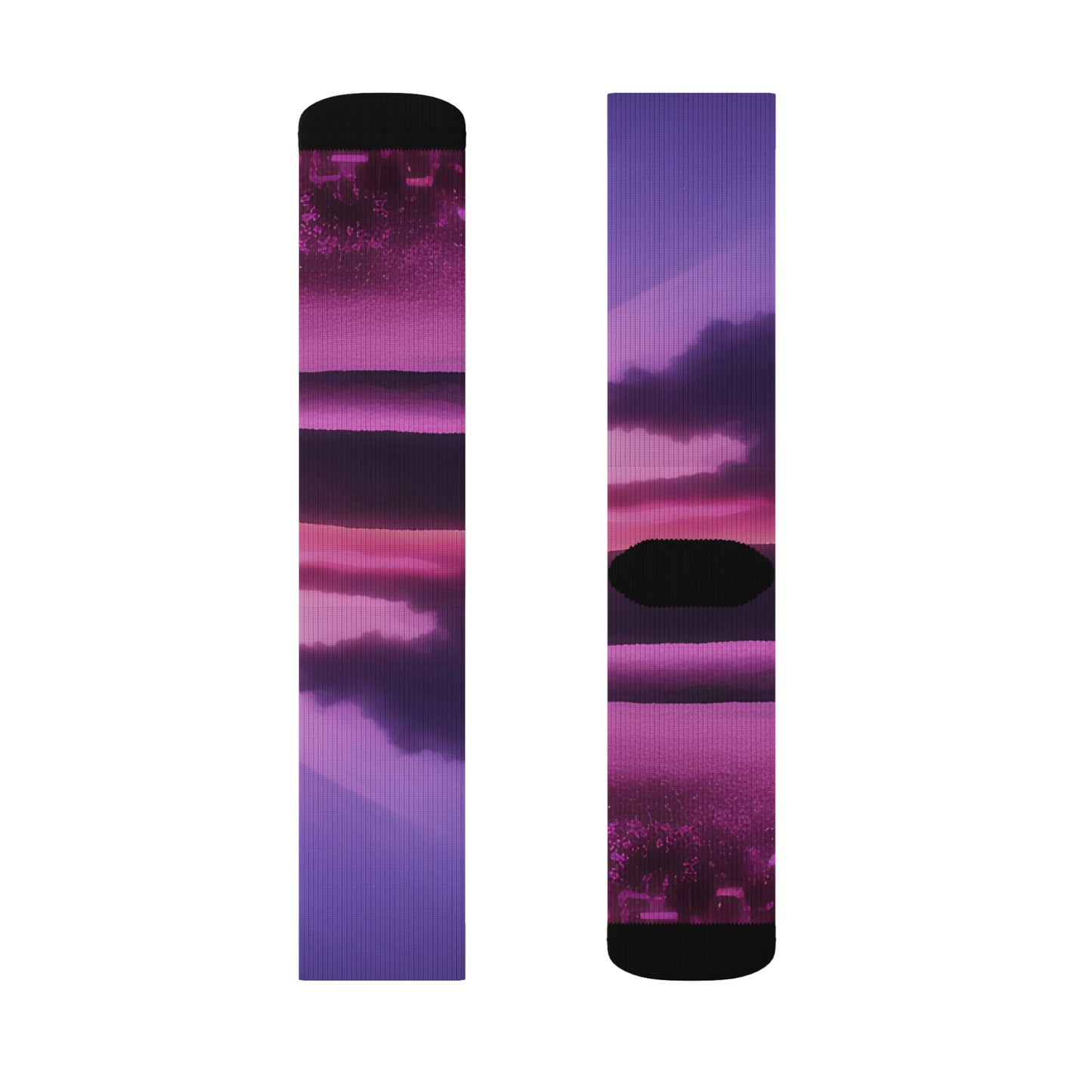 'Purple Power' Sublimation Socks