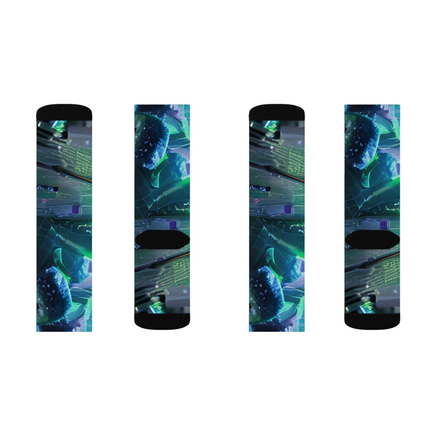 'Dark Sparks' Sublimation Socks