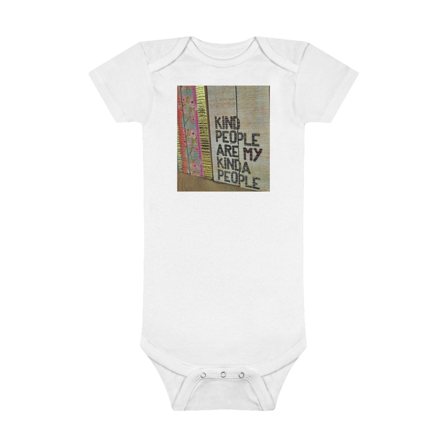 'Kind People' Baby Short Sleeve Onesie®