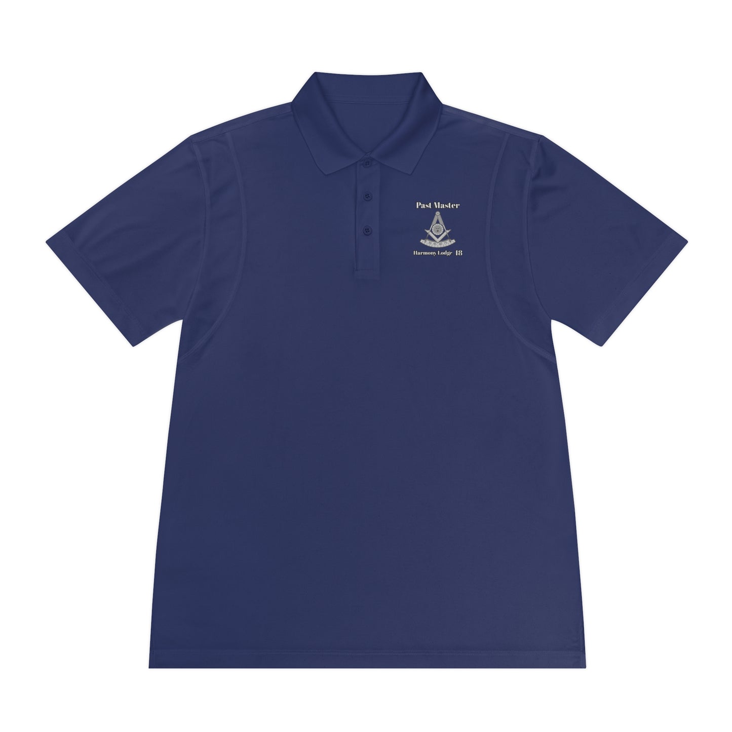 Harmony Lodge 18 Past Master Men's Sport Polo Shirt